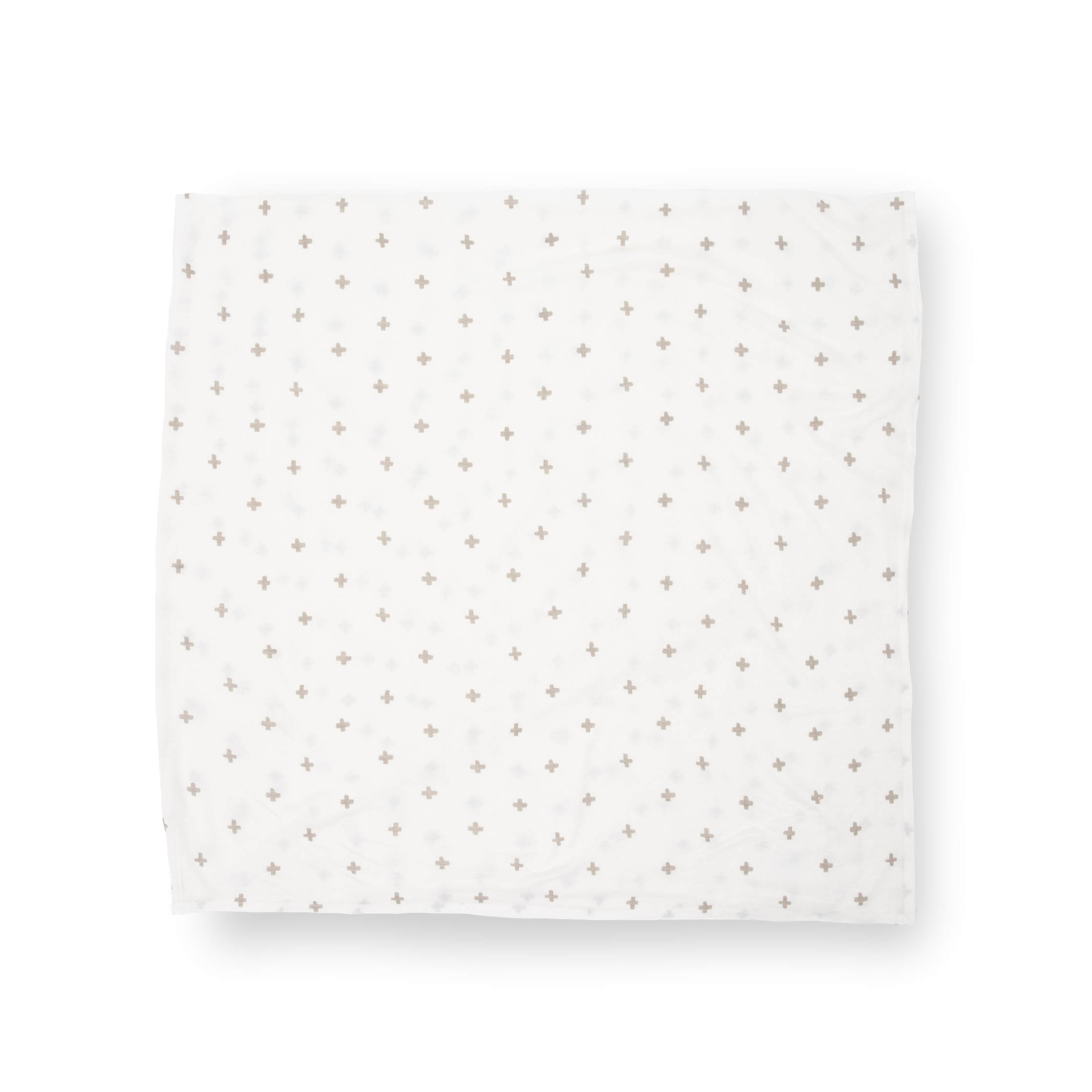 Stretch Knit Swaddle Blanket 2 Pack Grey Cross Little Unicorn USA