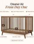 dadada Baby Soho 3-in-1 Convertible Crib