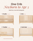 dadada Baby LaLa 3-in-1 Convertible Crib