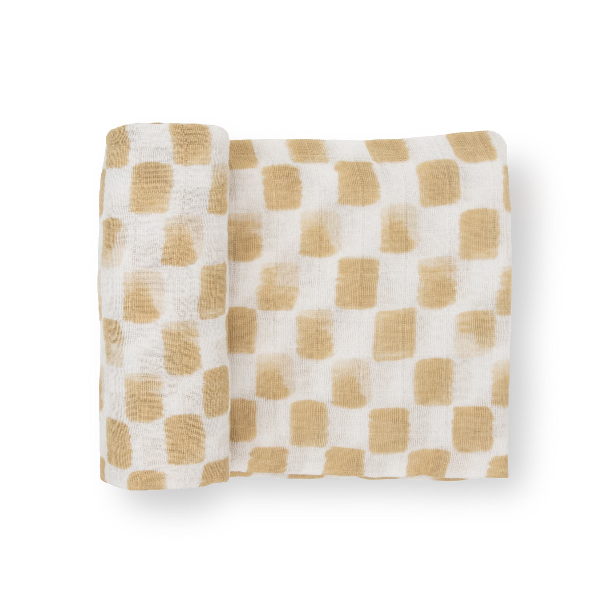 Cotton Muslin Swaddle Blanket - Adobe Checker