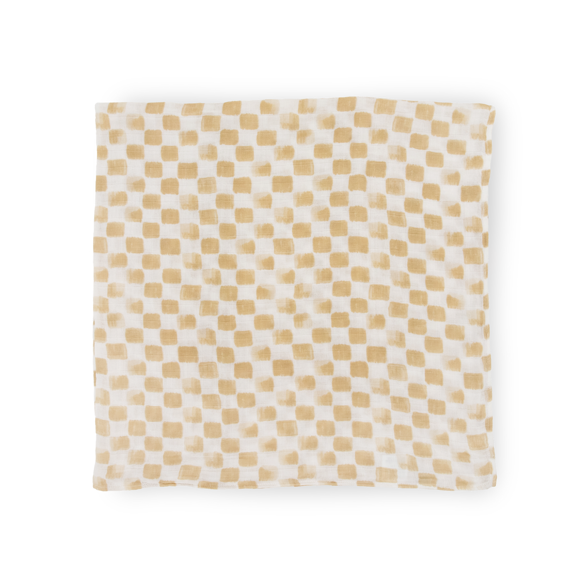 Cotton Muslin Swaddle Blanket - Adobe Checker