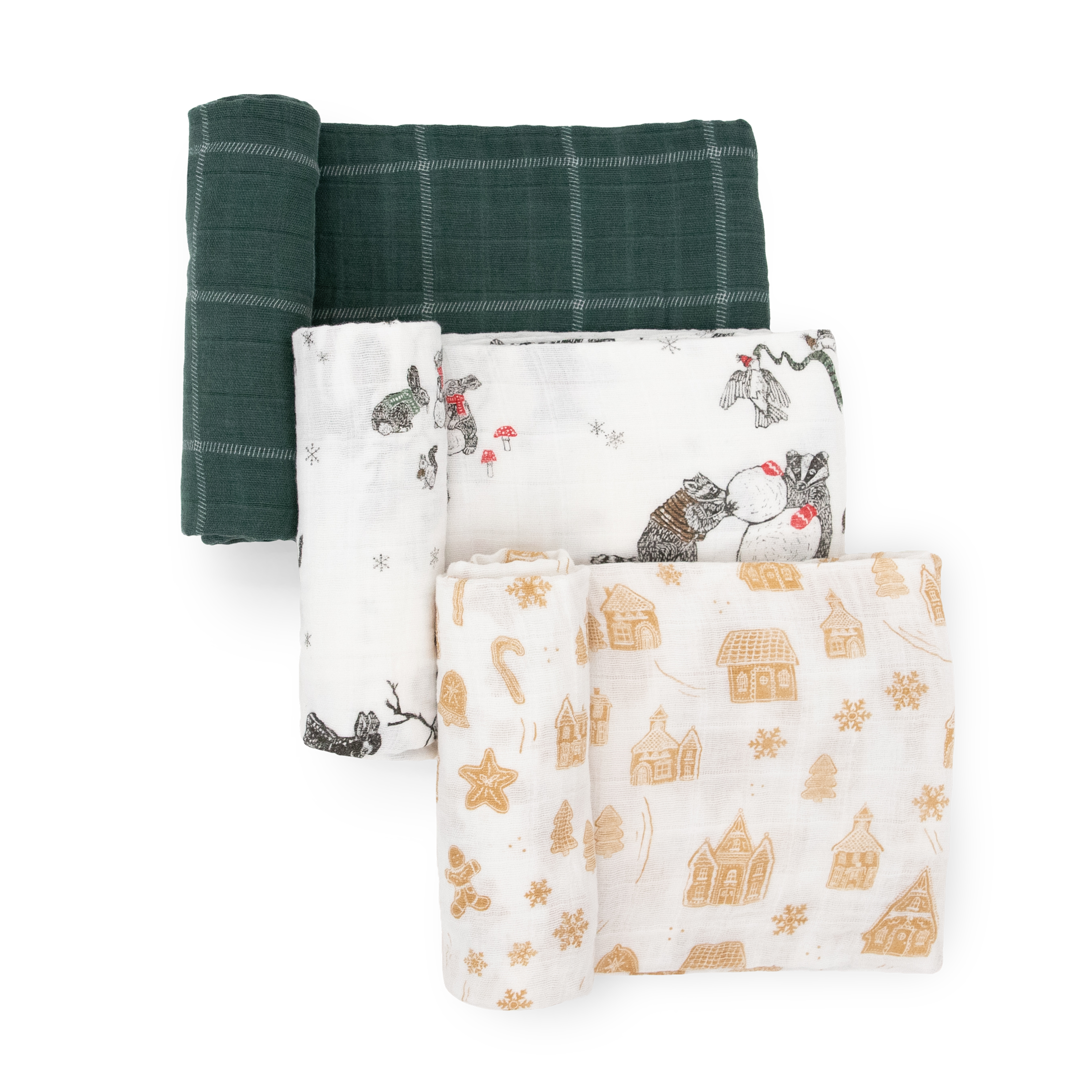 Pottery barn top muslin blankets