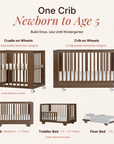 dadada Baby Spirit 8-in-1 Convertible Crib