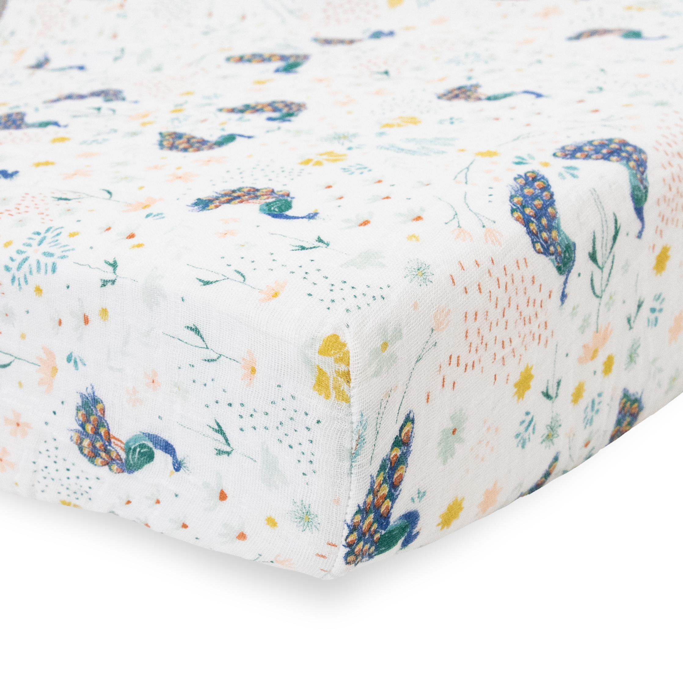 Peacock crib discount bedding