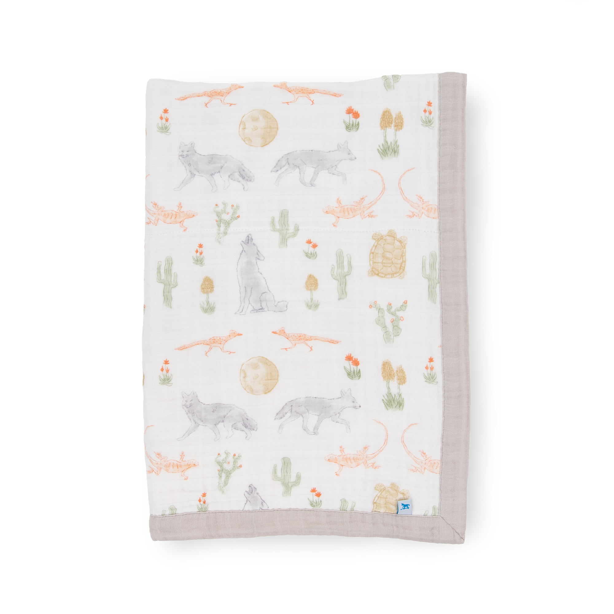 Cotton Muslin Baby Quilt - Desert Night