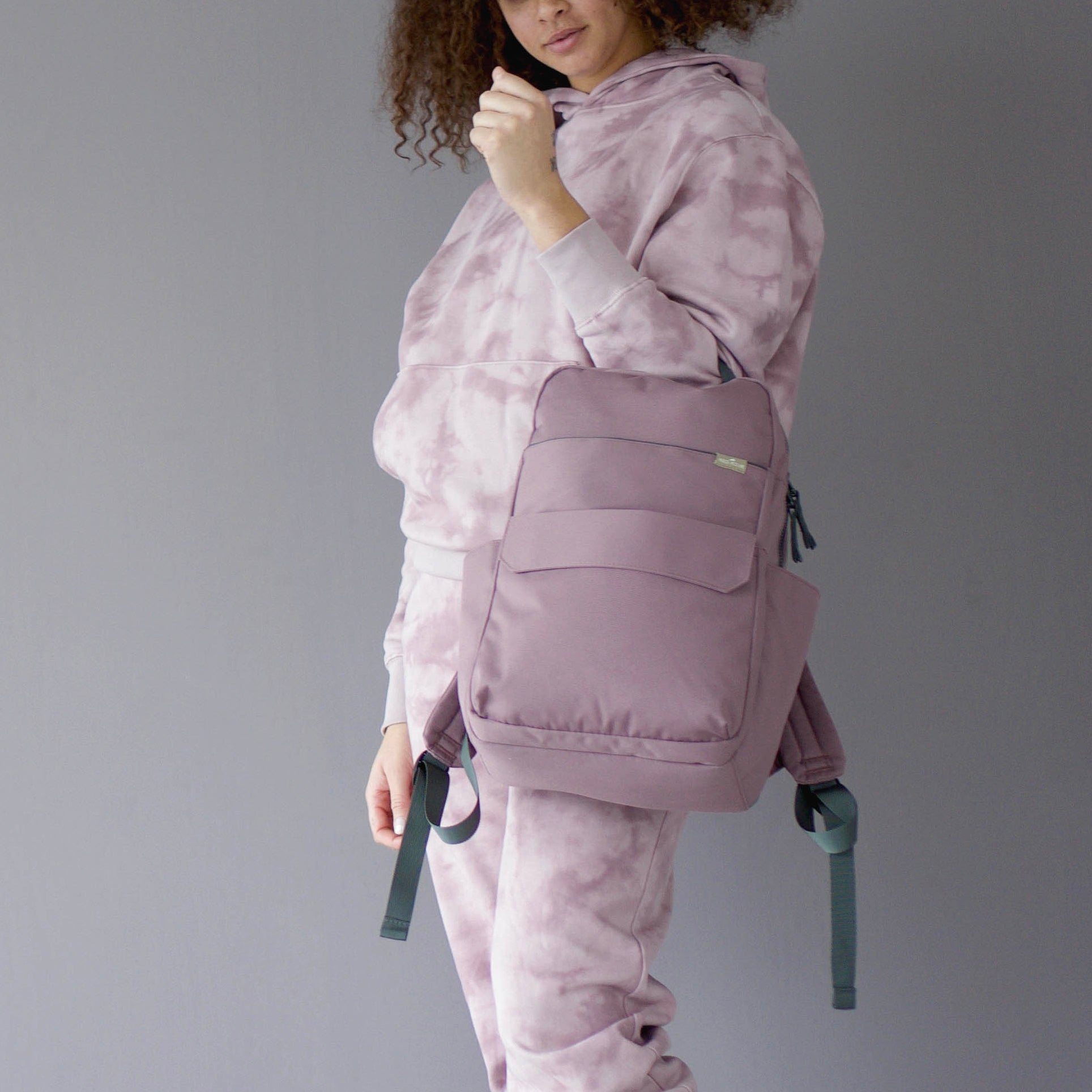 Red Rovr Roo Backpack - Mauve