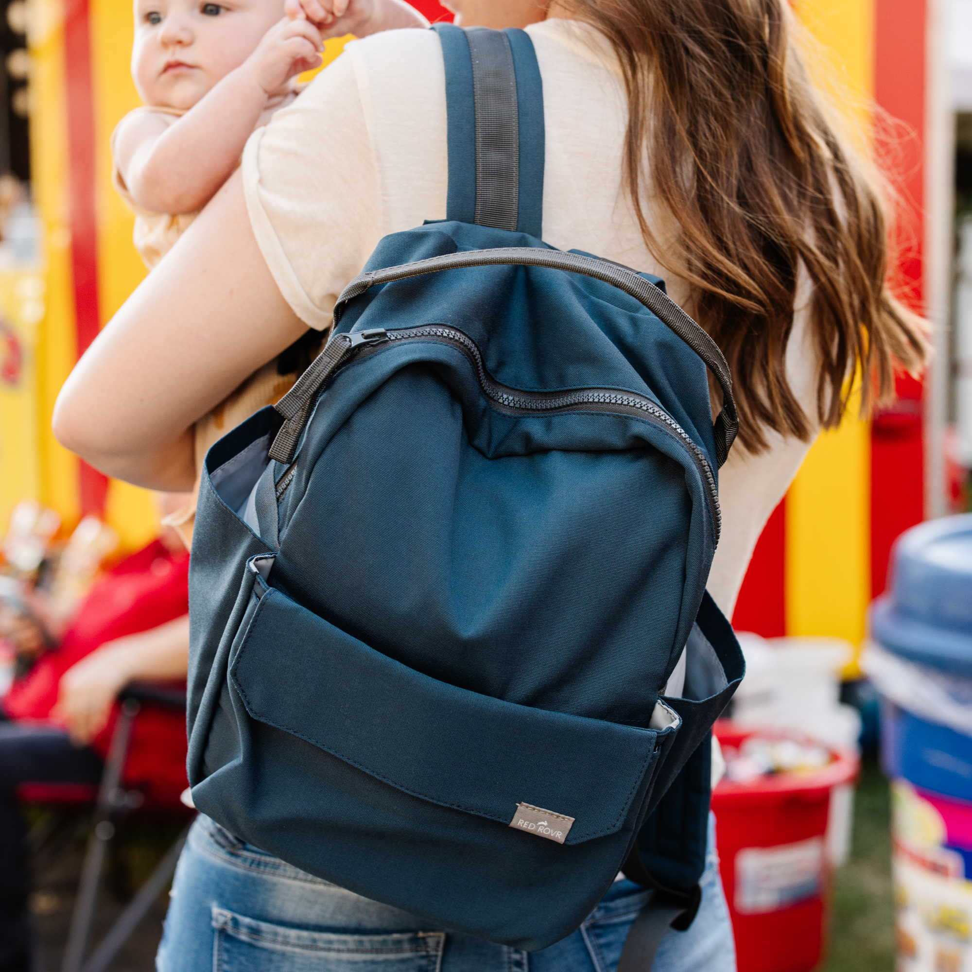 Red Rovr Mini Roo Backpack - Navy