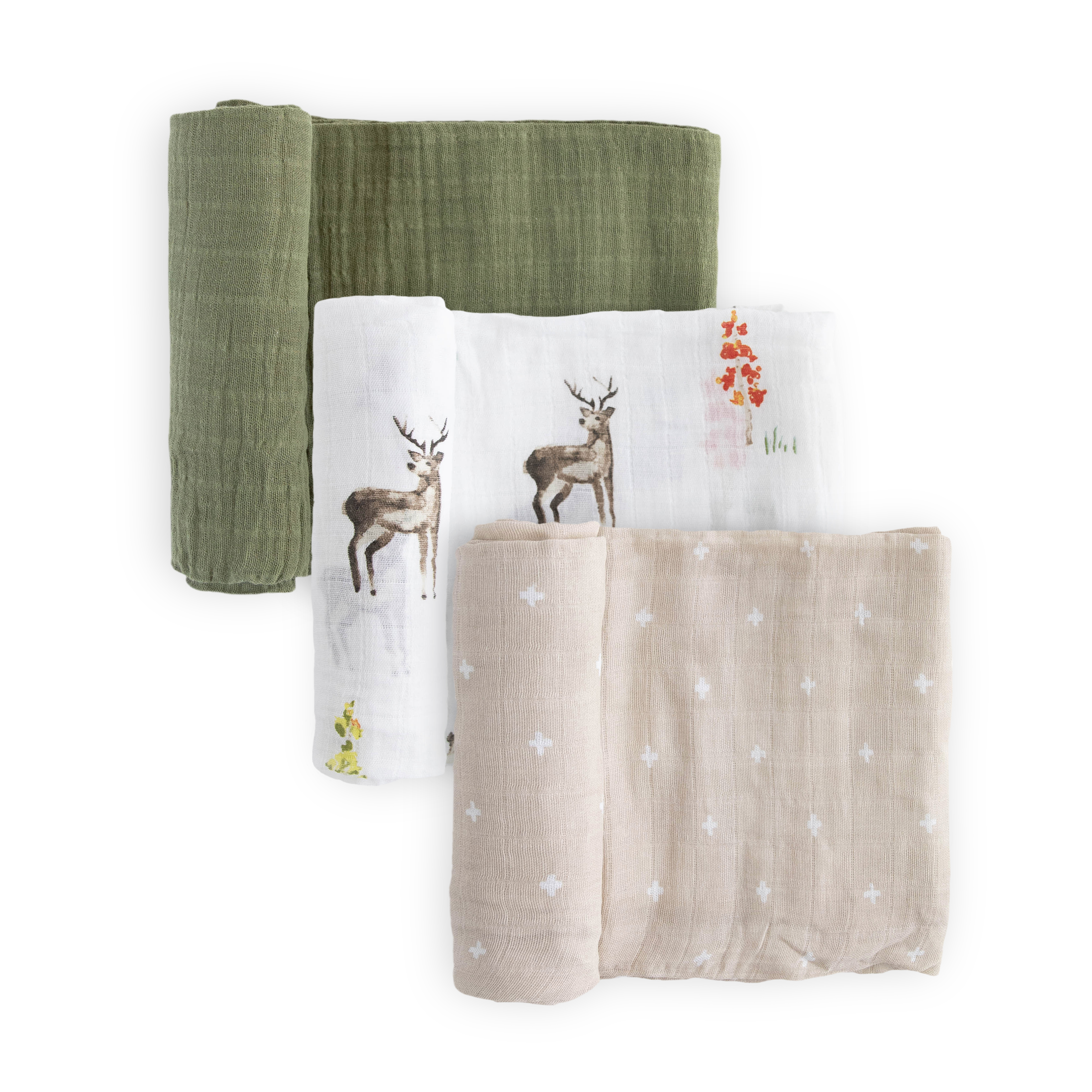 Deer sales muslin blanket
