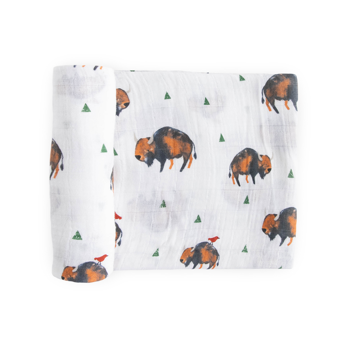 Bison 2024 swaddle blanket