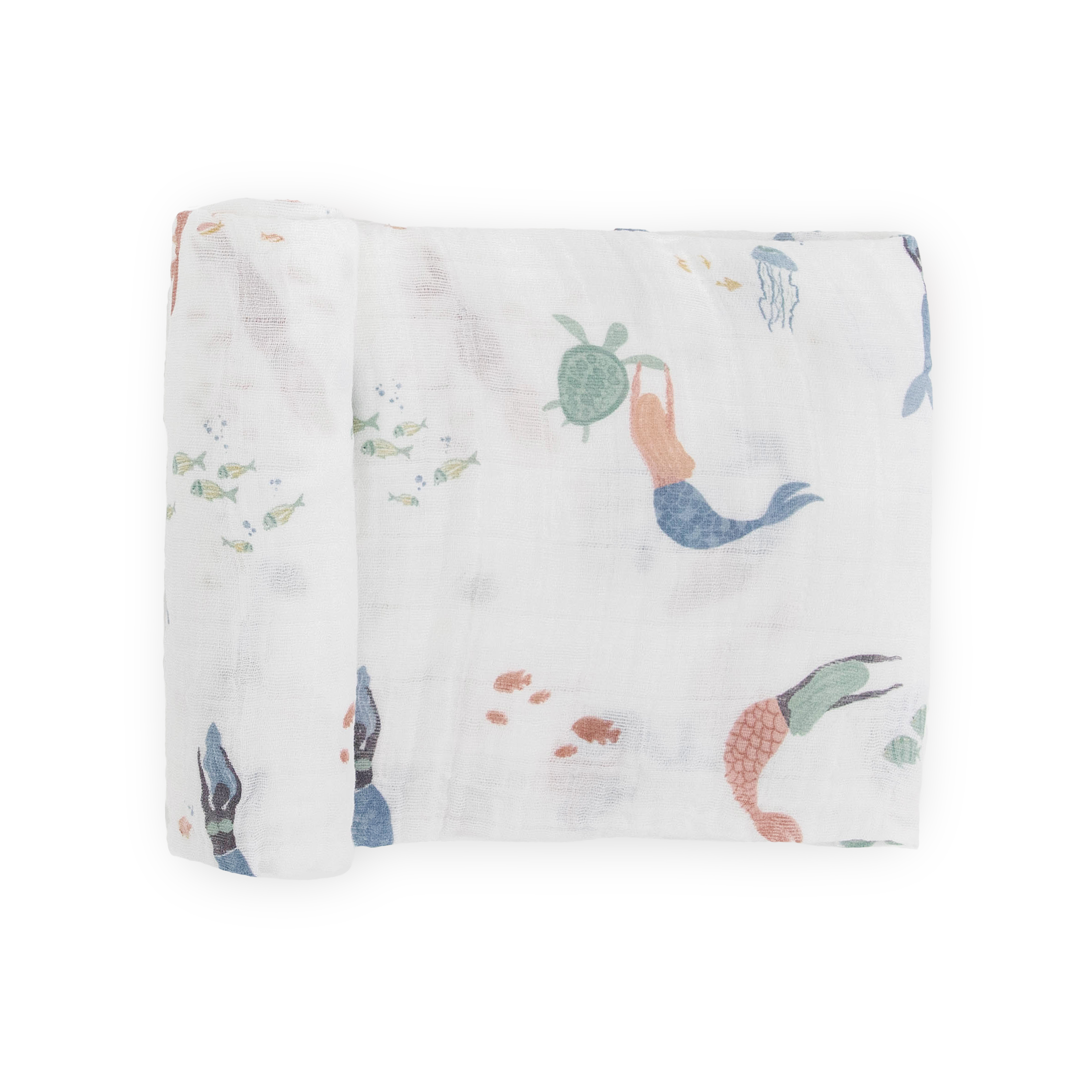 Mermaid sales muslin blanket