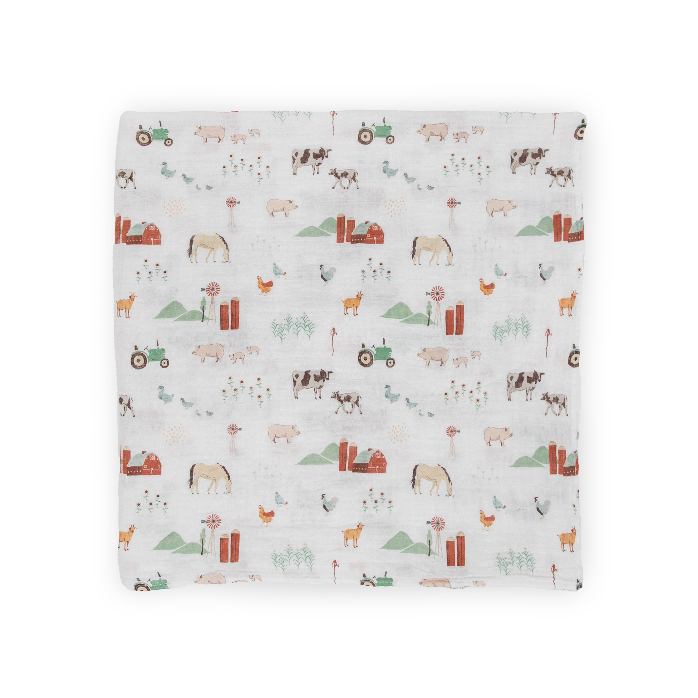 Farm animal muslin 2024 blanket