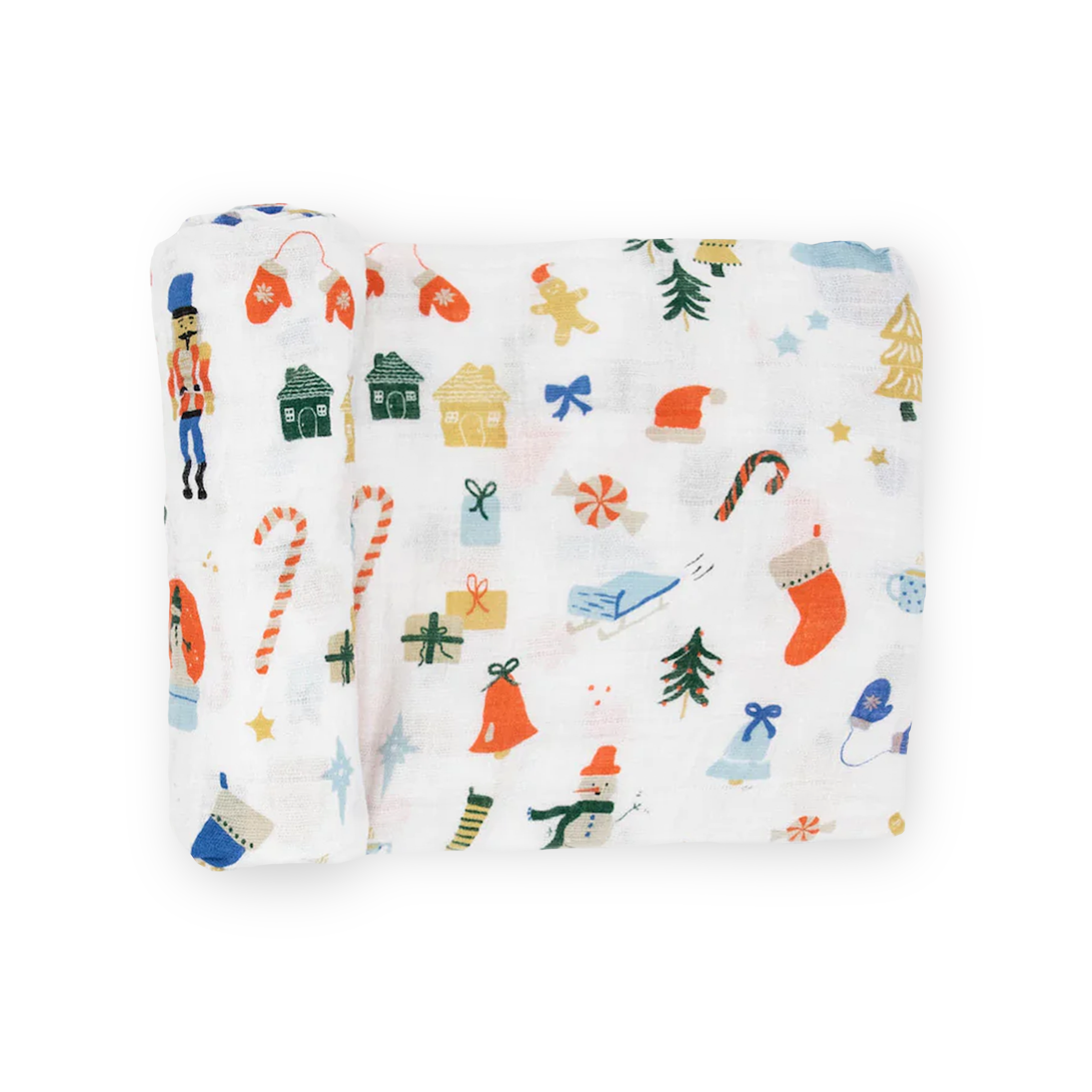 Christmas top muslin blanket