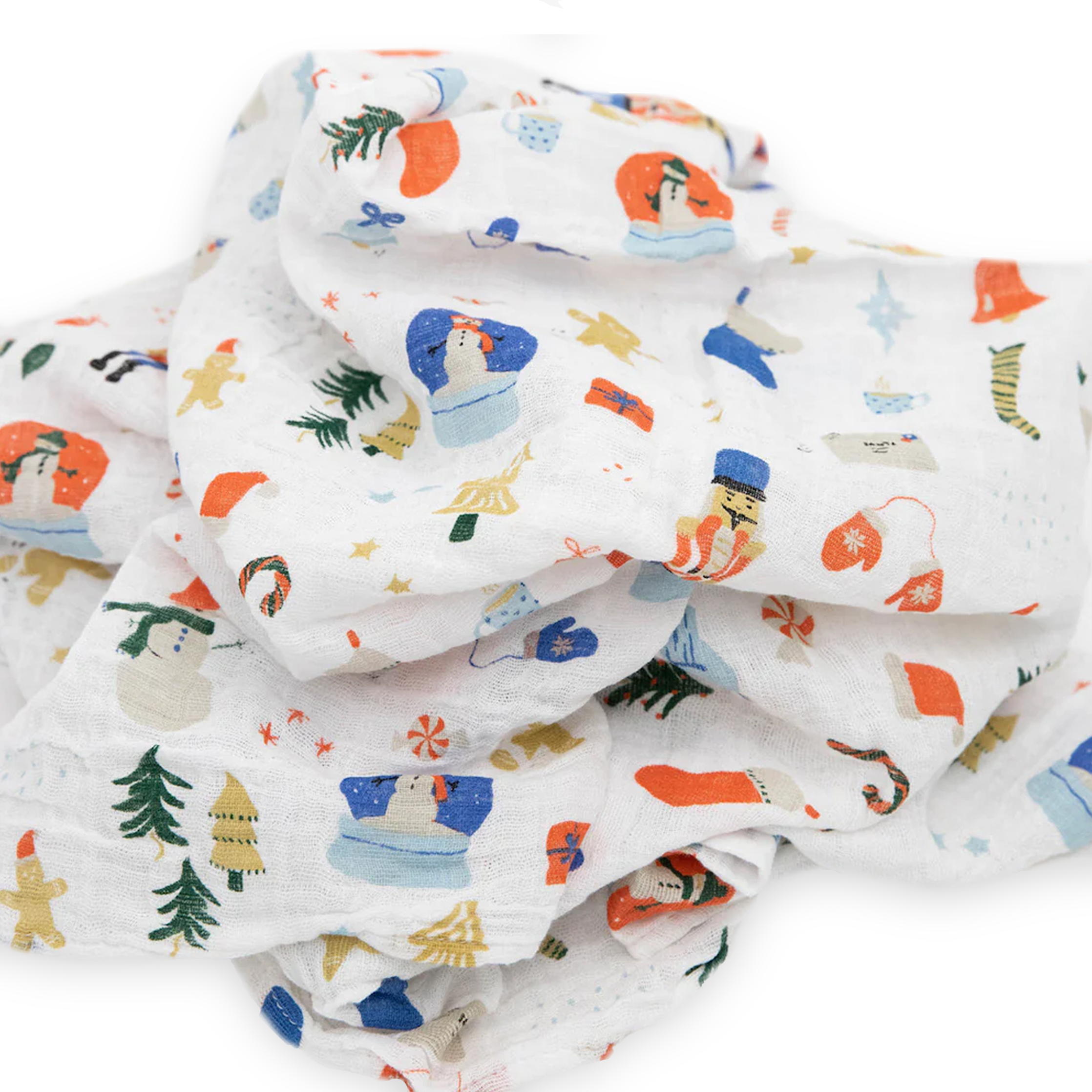 Christmas top muslin swaddle