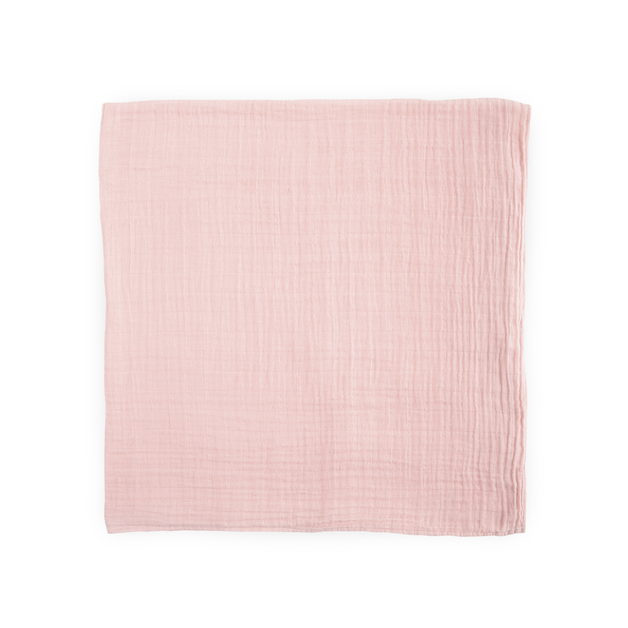 Cotton Muslin Swaddle Blanket - Light Pink