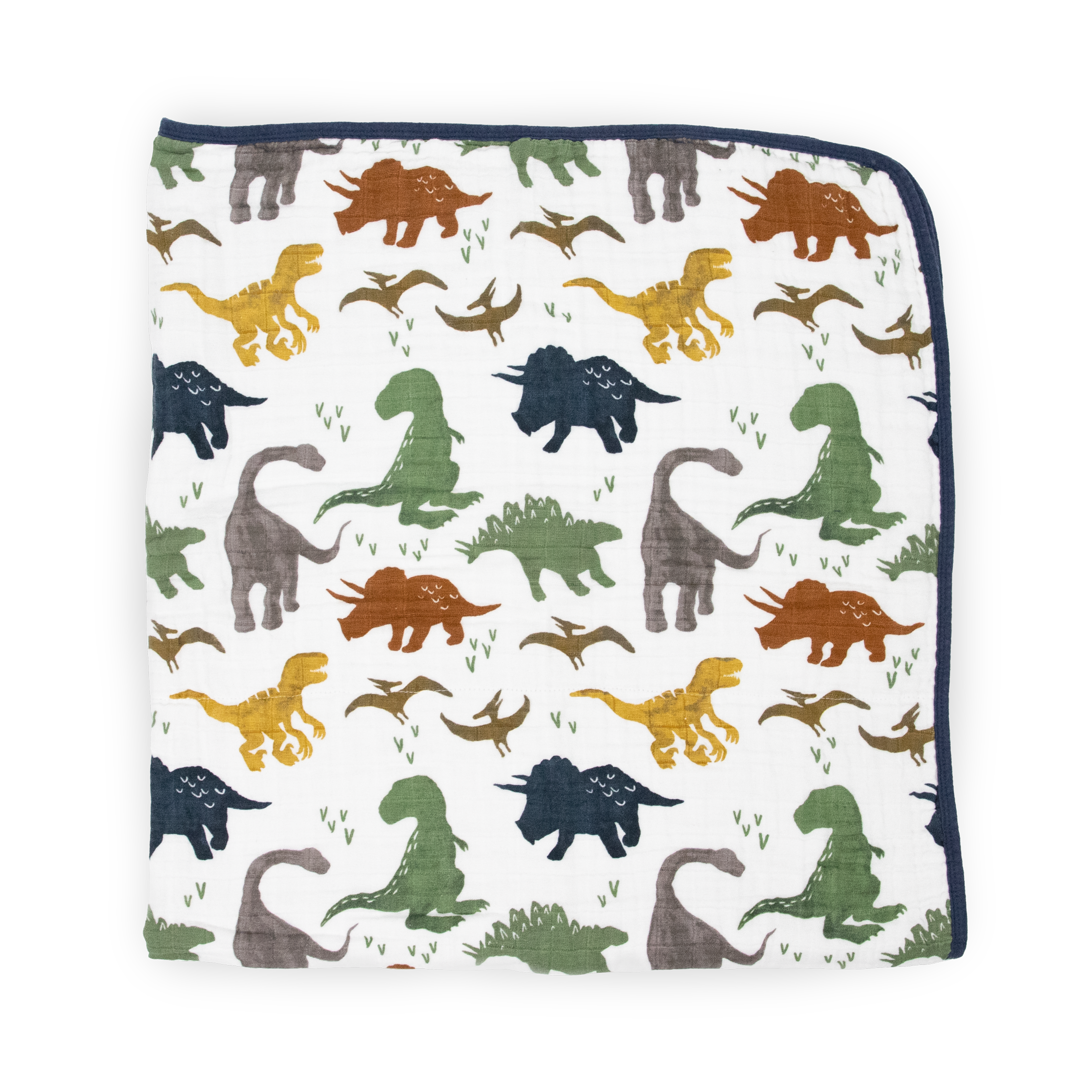 Dinosaur muslin quilt on sale