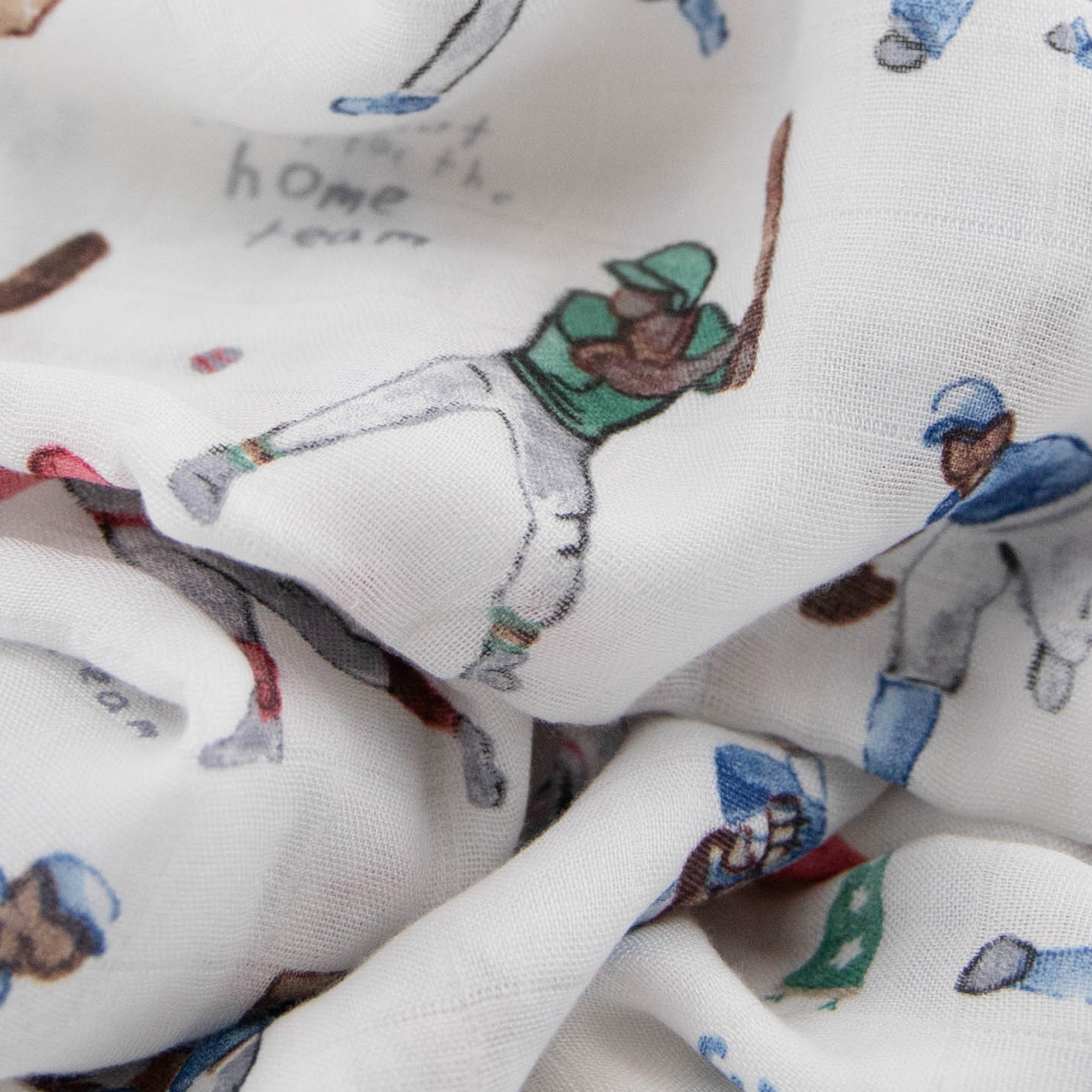 Deluxe Muslin Swaddle Blanket 2 Pack - Home Run