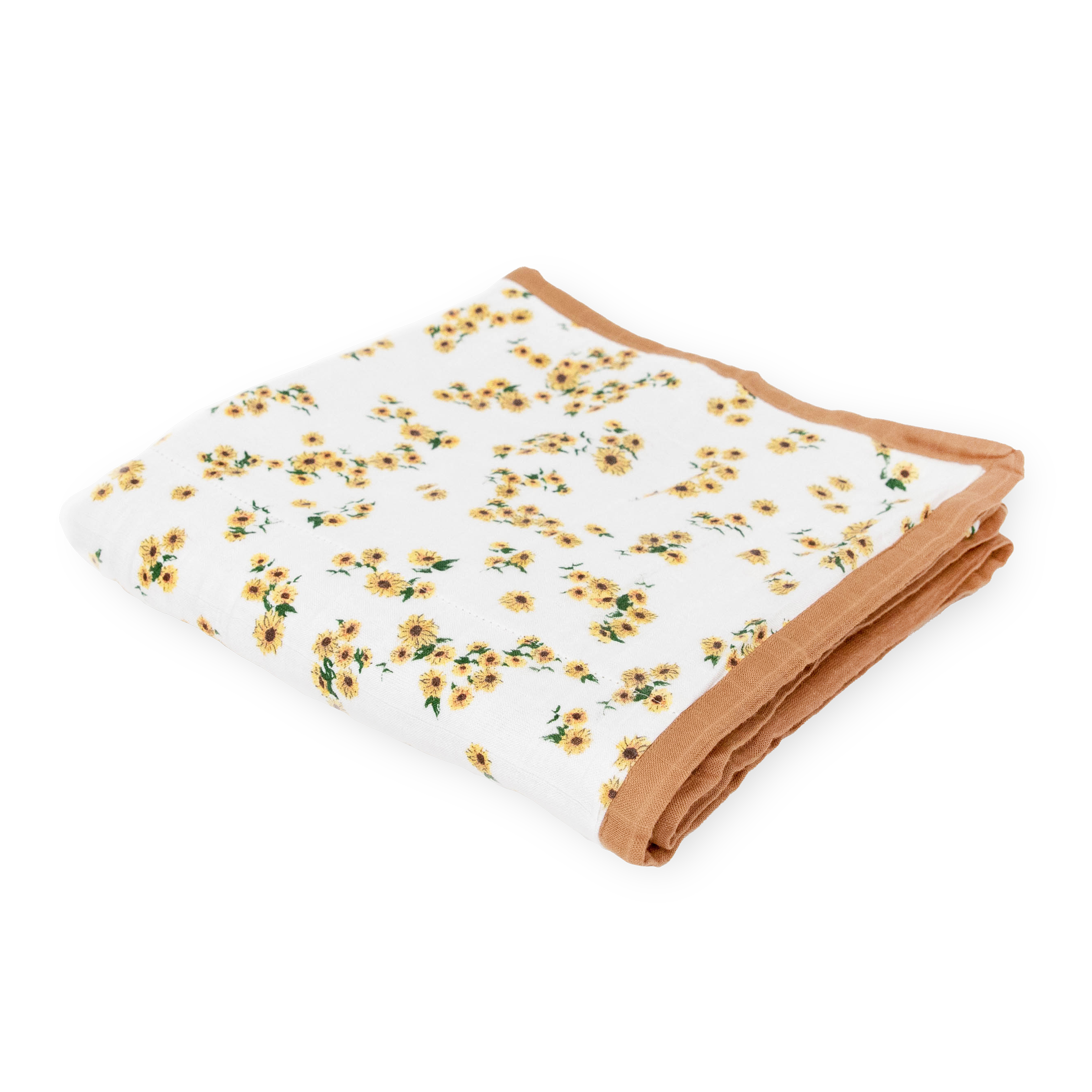 Original Deluxe Muslin Quilt Ditsy Sunflower Little Unicorn USA