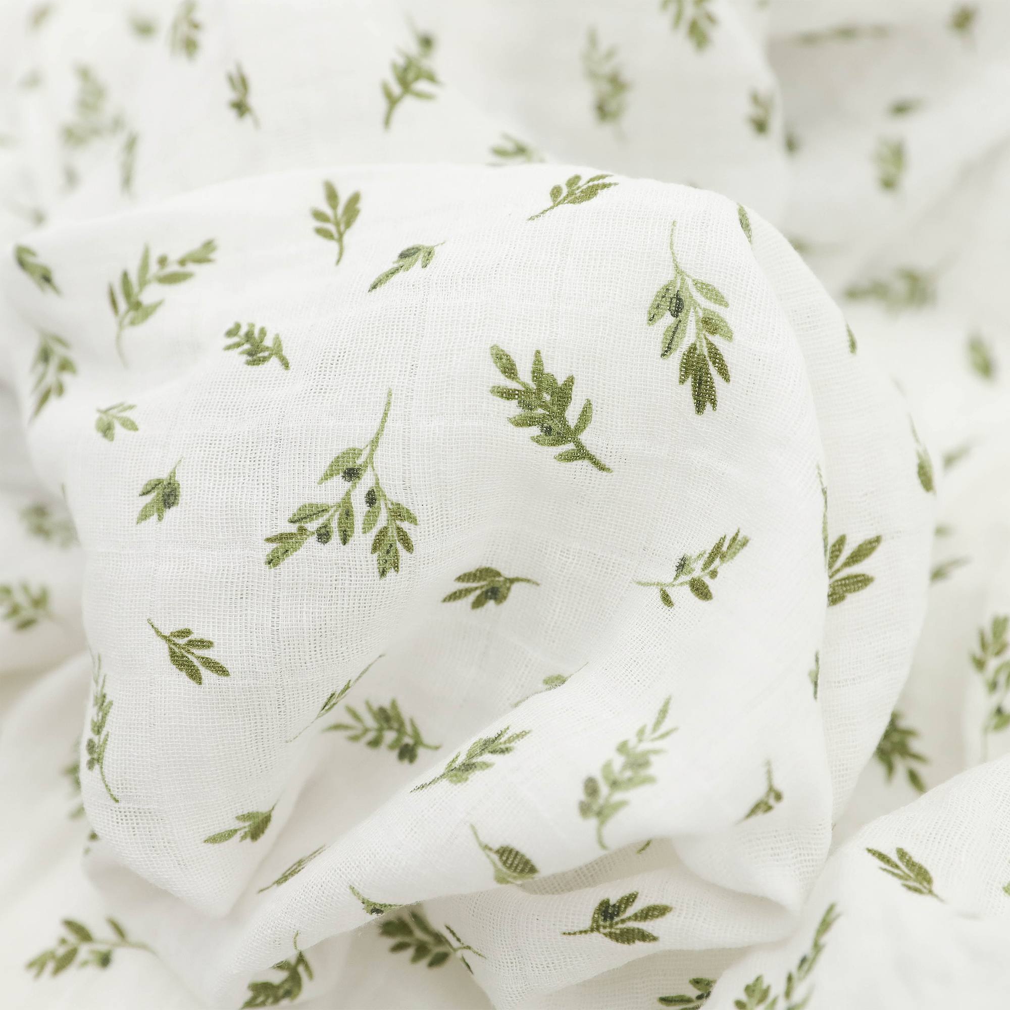 Organic Cotton Muslin Swaddle Blanket 2 Pack - Yellow Roses