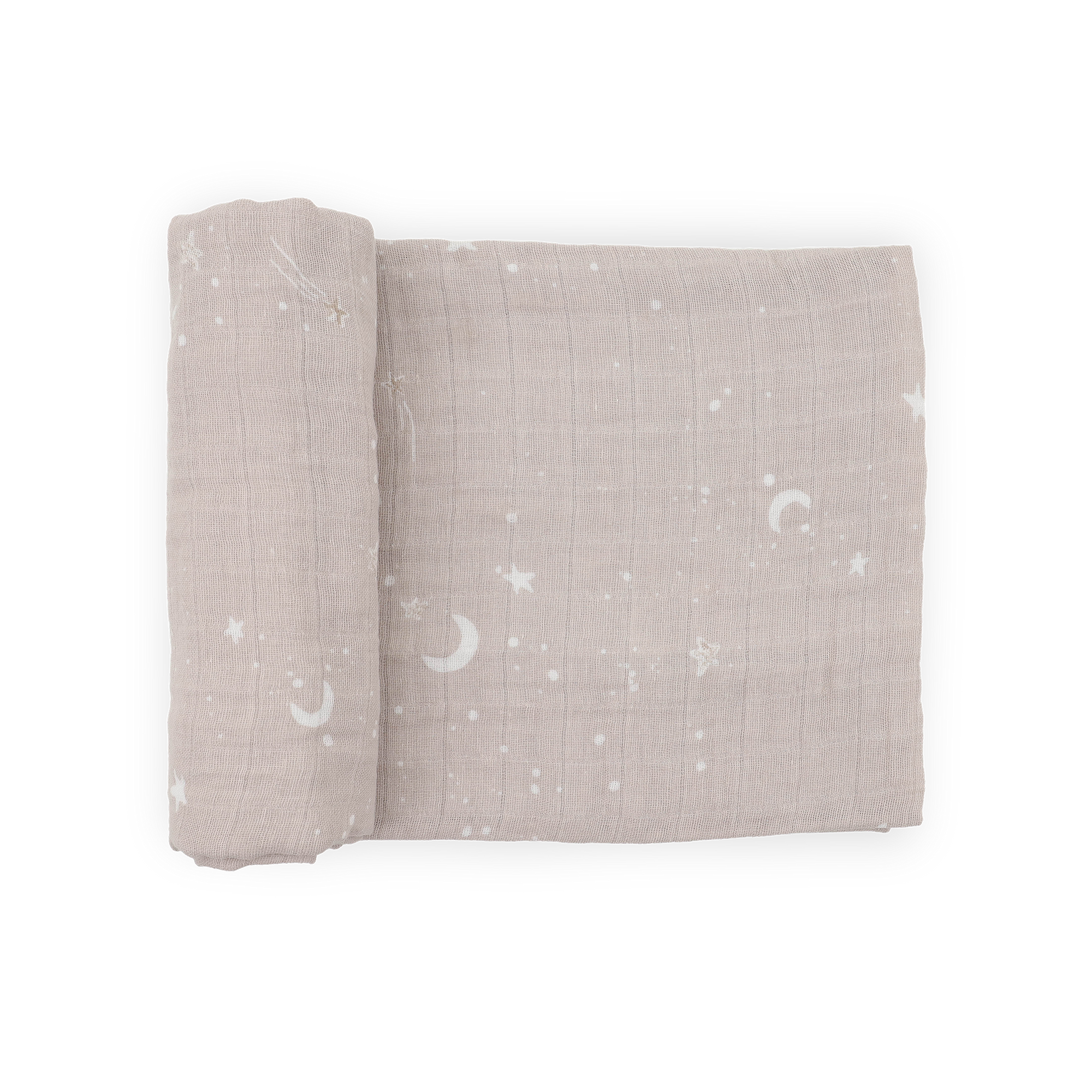 Organic Cotton Muslin Swaddle Blanket - Moon Dust