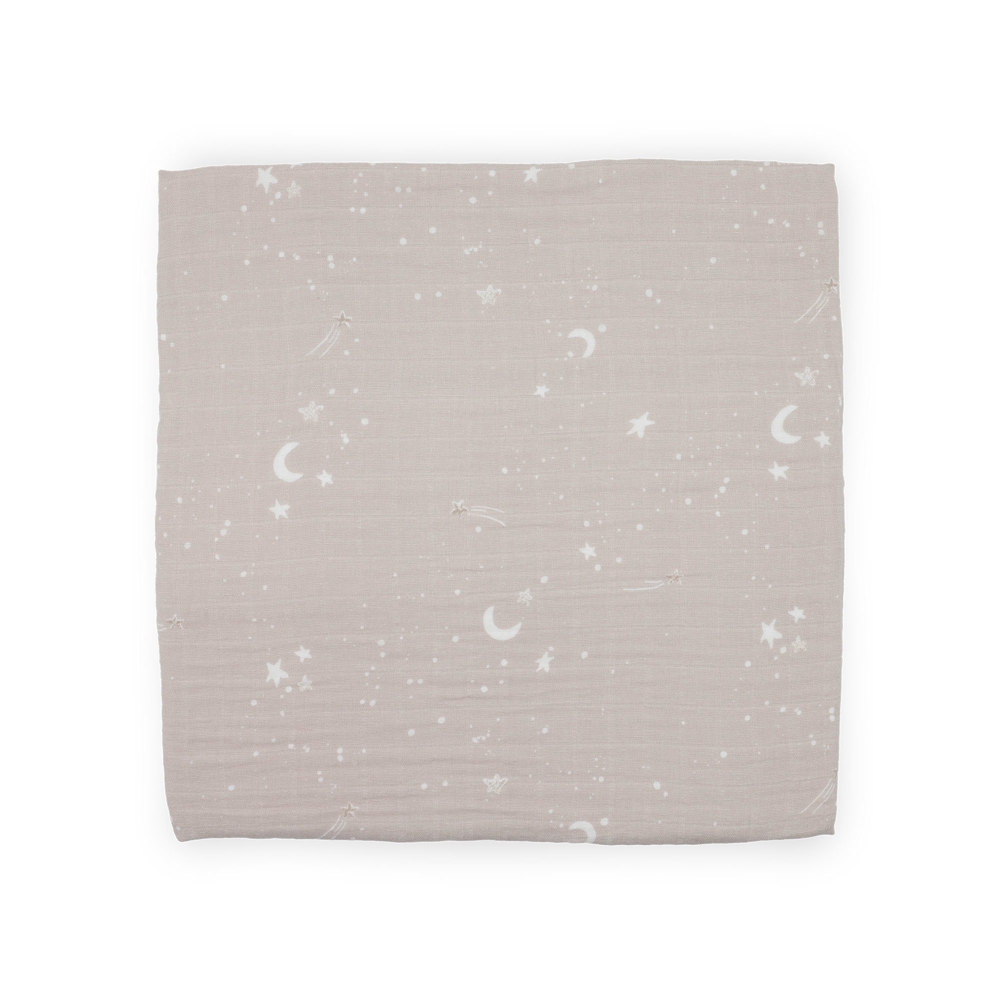 Organic Cotton Muslin Swaddle Blanket - Moon Dust