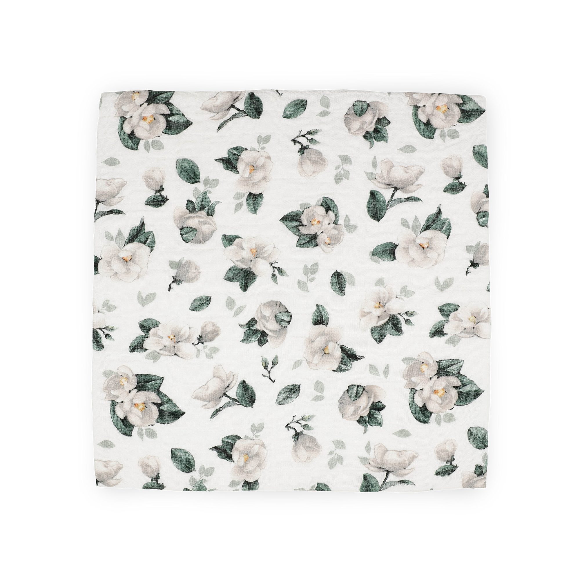 Organic Cotton Muslin Swaddle Blanket - Magnolia