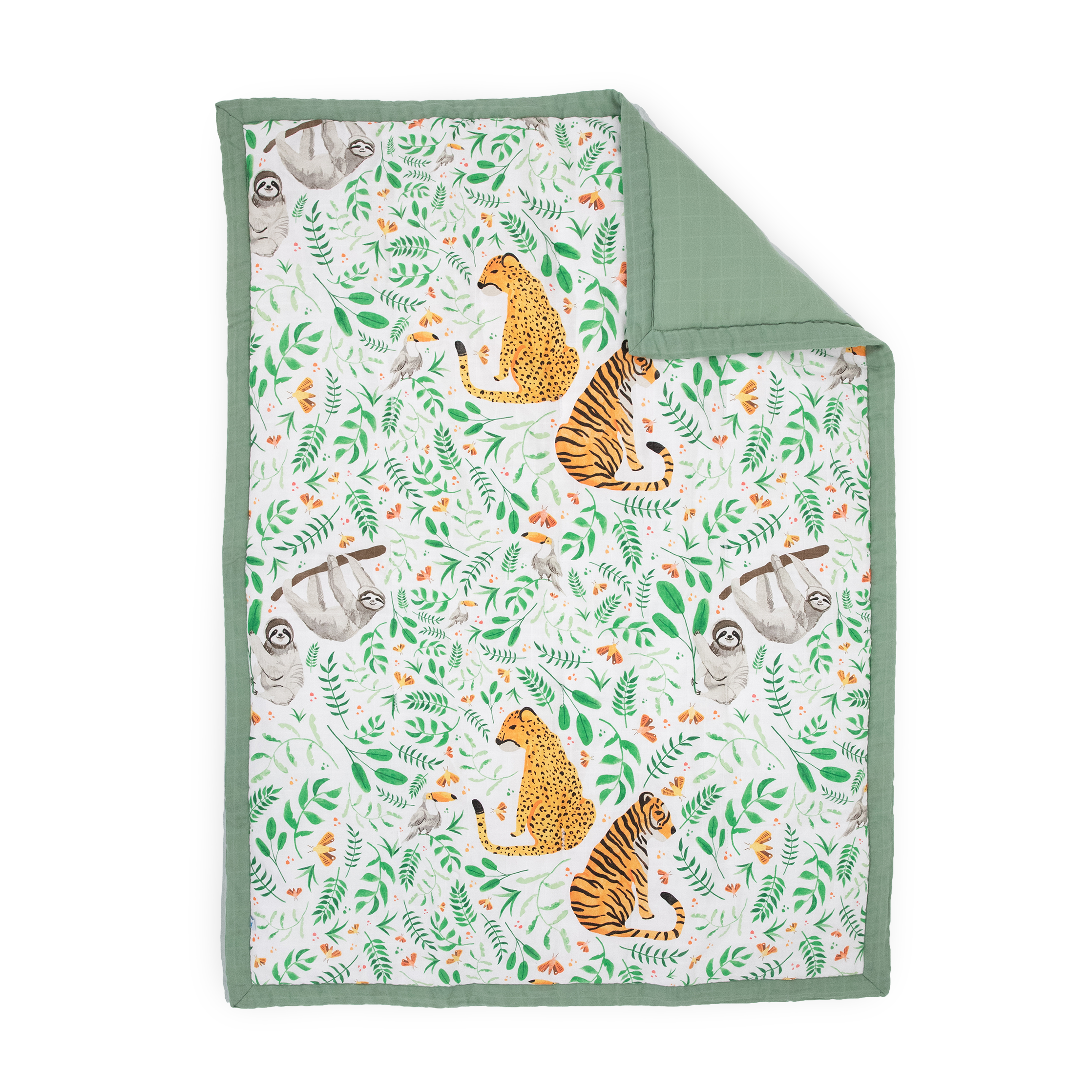 Organic printed Sea Lion diaper bag