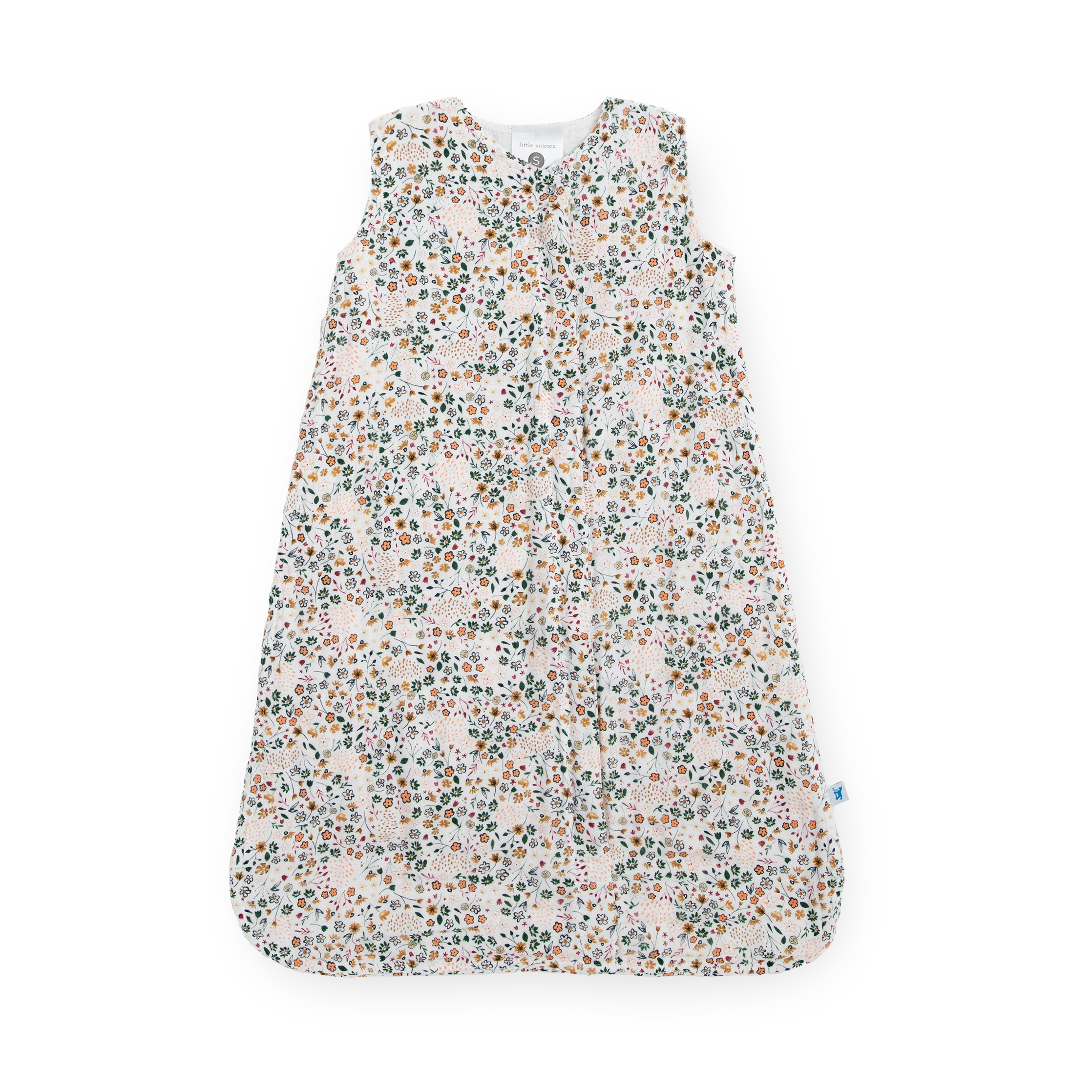 Cotton Muslin Sleep Bag Pressed Petals