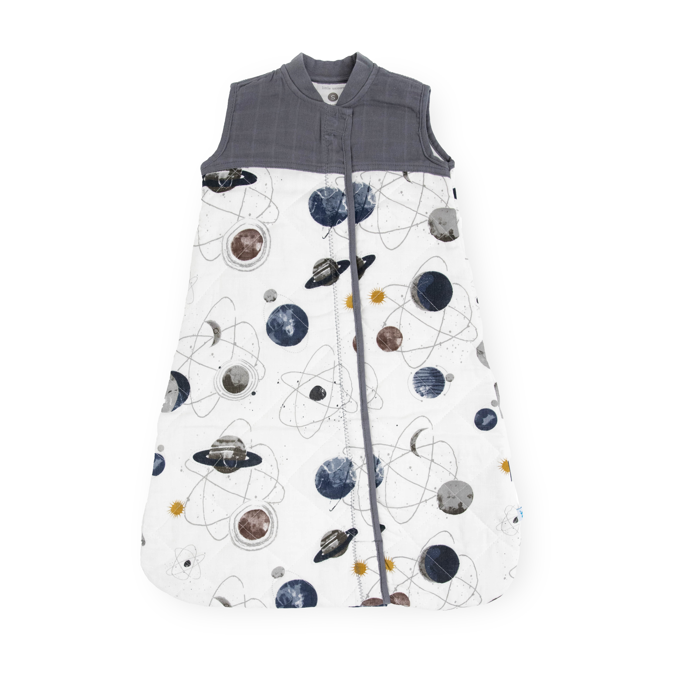 Little Unicorn Cotton Muslin Quilted Sleep Bag Planetary / Small