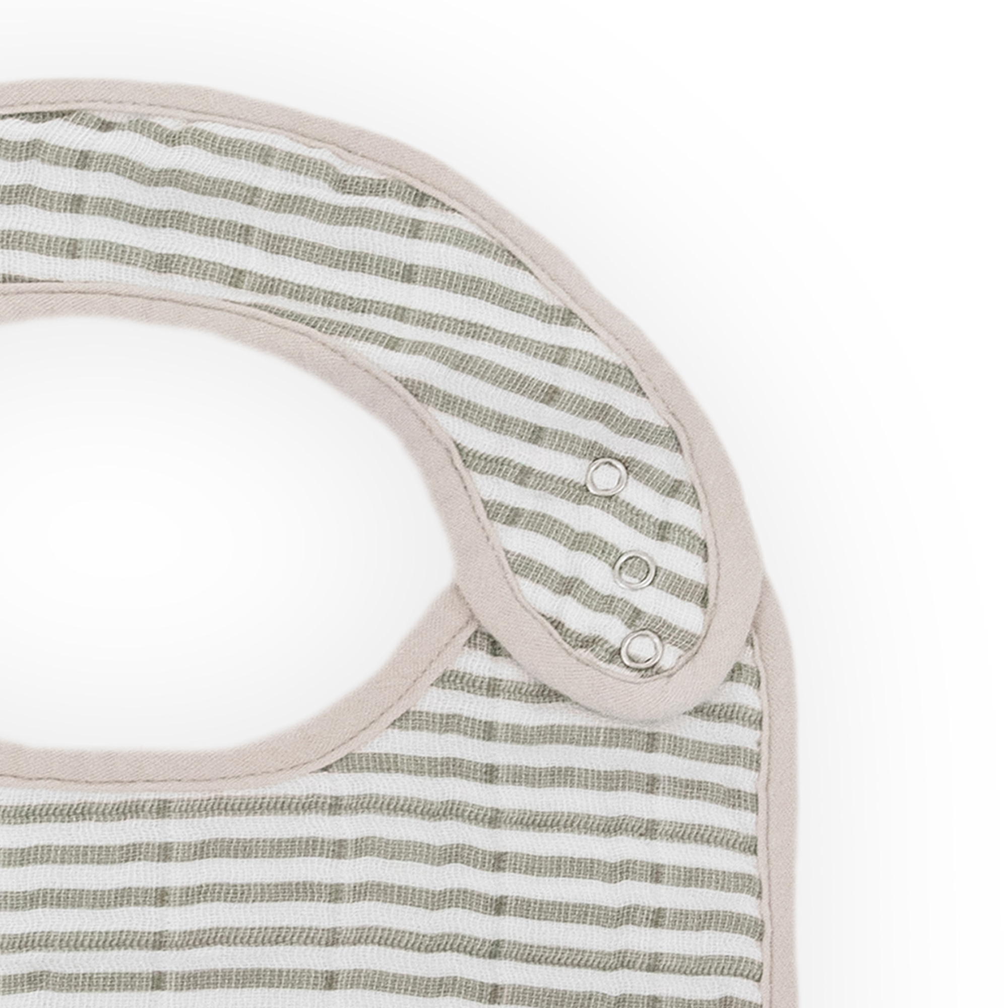 Cotton Muslin Classic Bib 3 Pack - Dino Friends 2