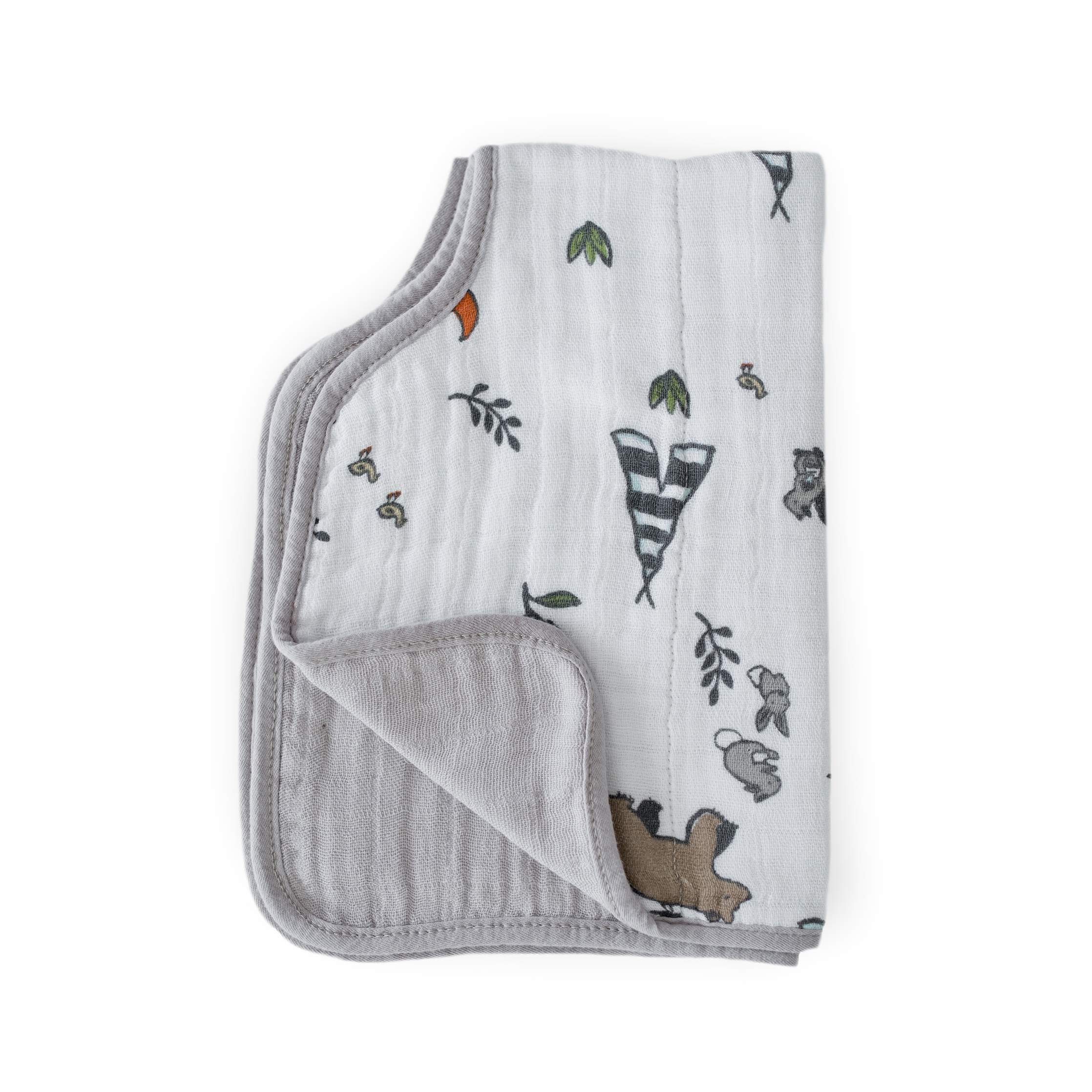 Little Unicorn Cotton Muslin Burp Cloth 2 Pack - Farmyard