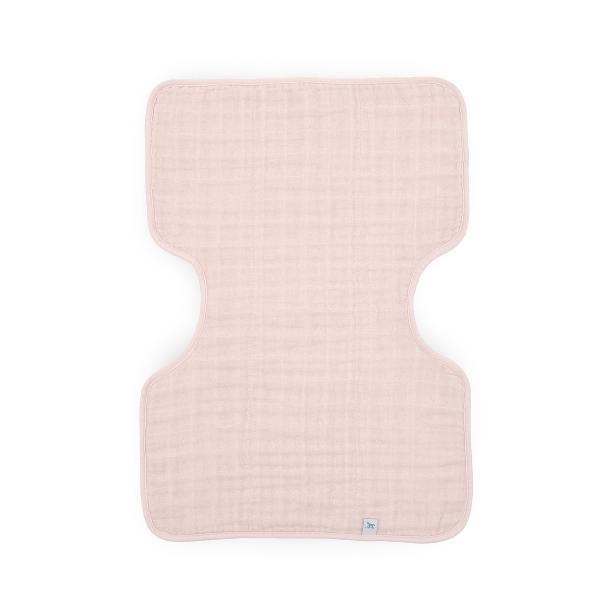Cotton Muslin Burp Cloth - Light Pink