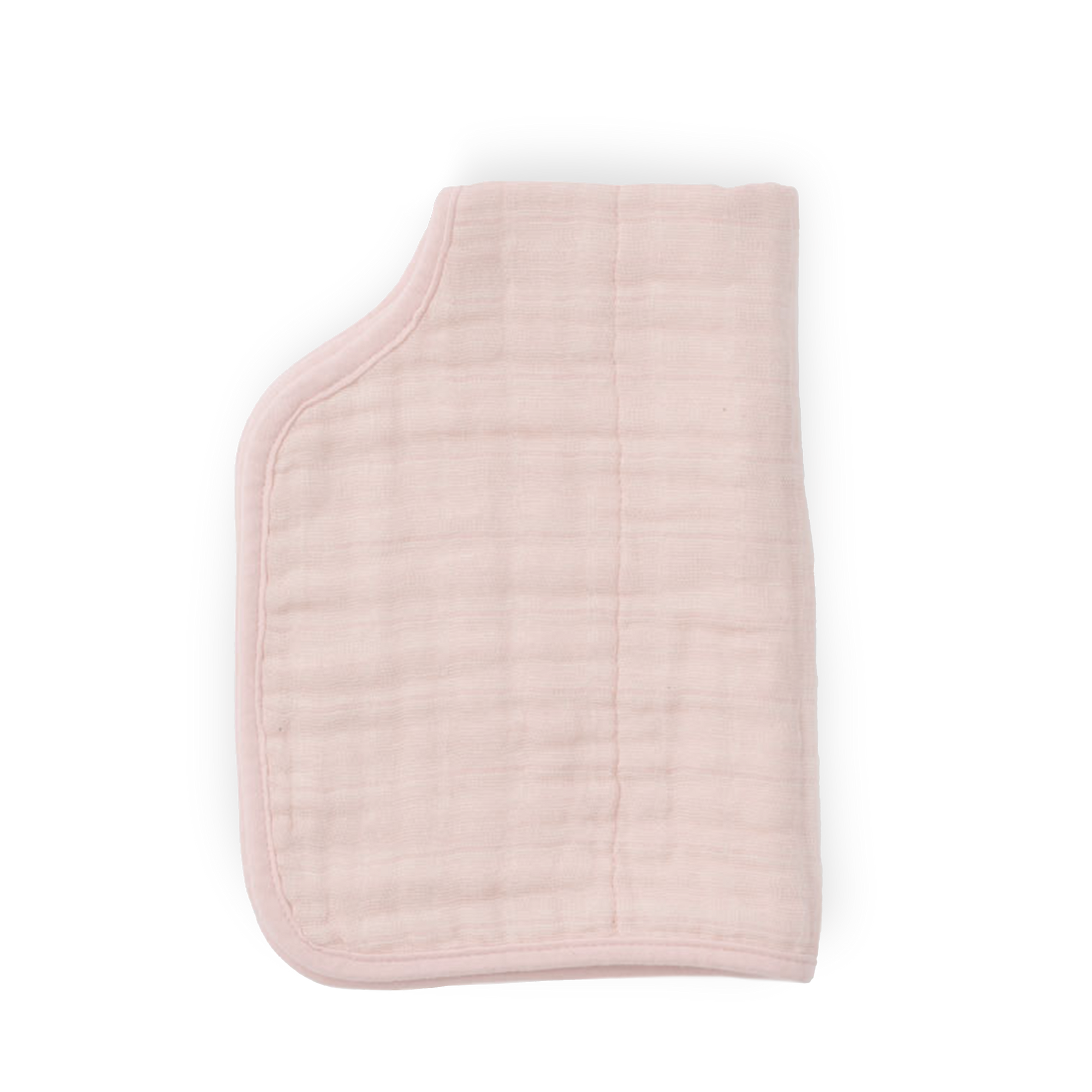 Cotton Muslin Burp Cloth - Light Pink