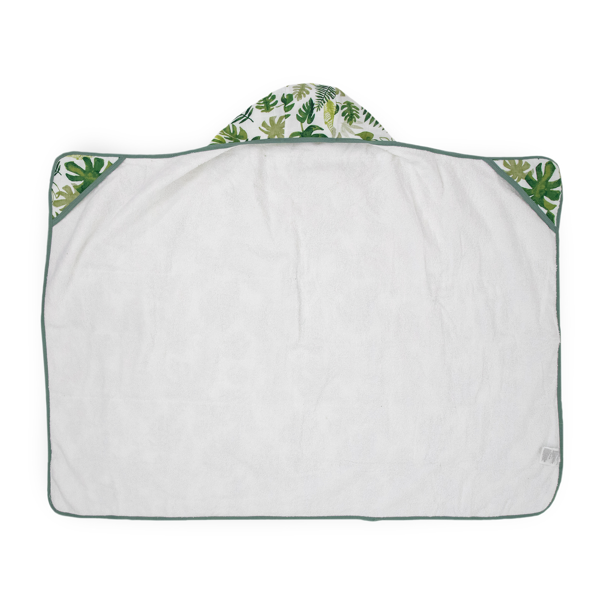 Toddler Hooded Towel - Tropical Leaf