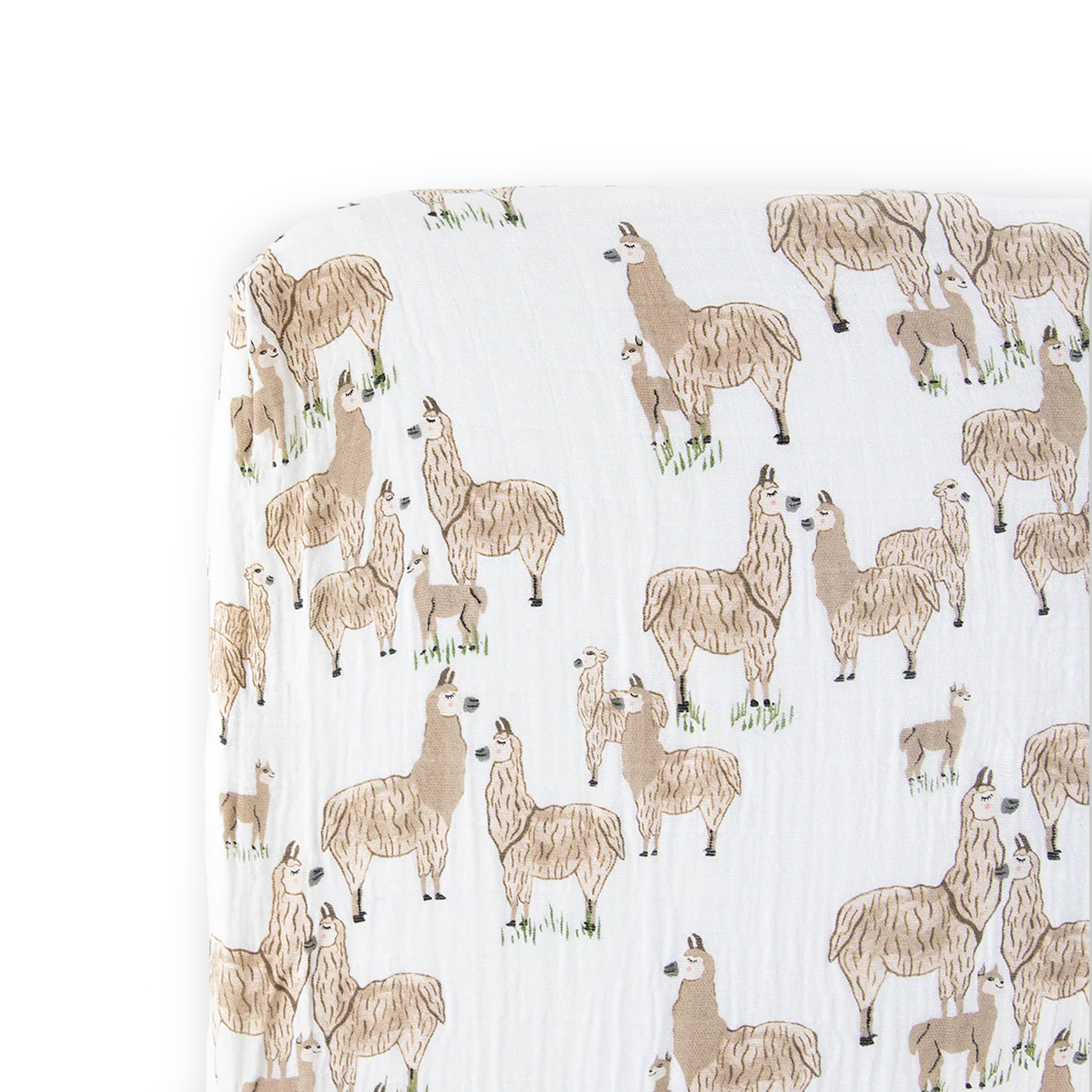 Cotton Muslin Crib Sheet Llama Llama Little Unicorn USA