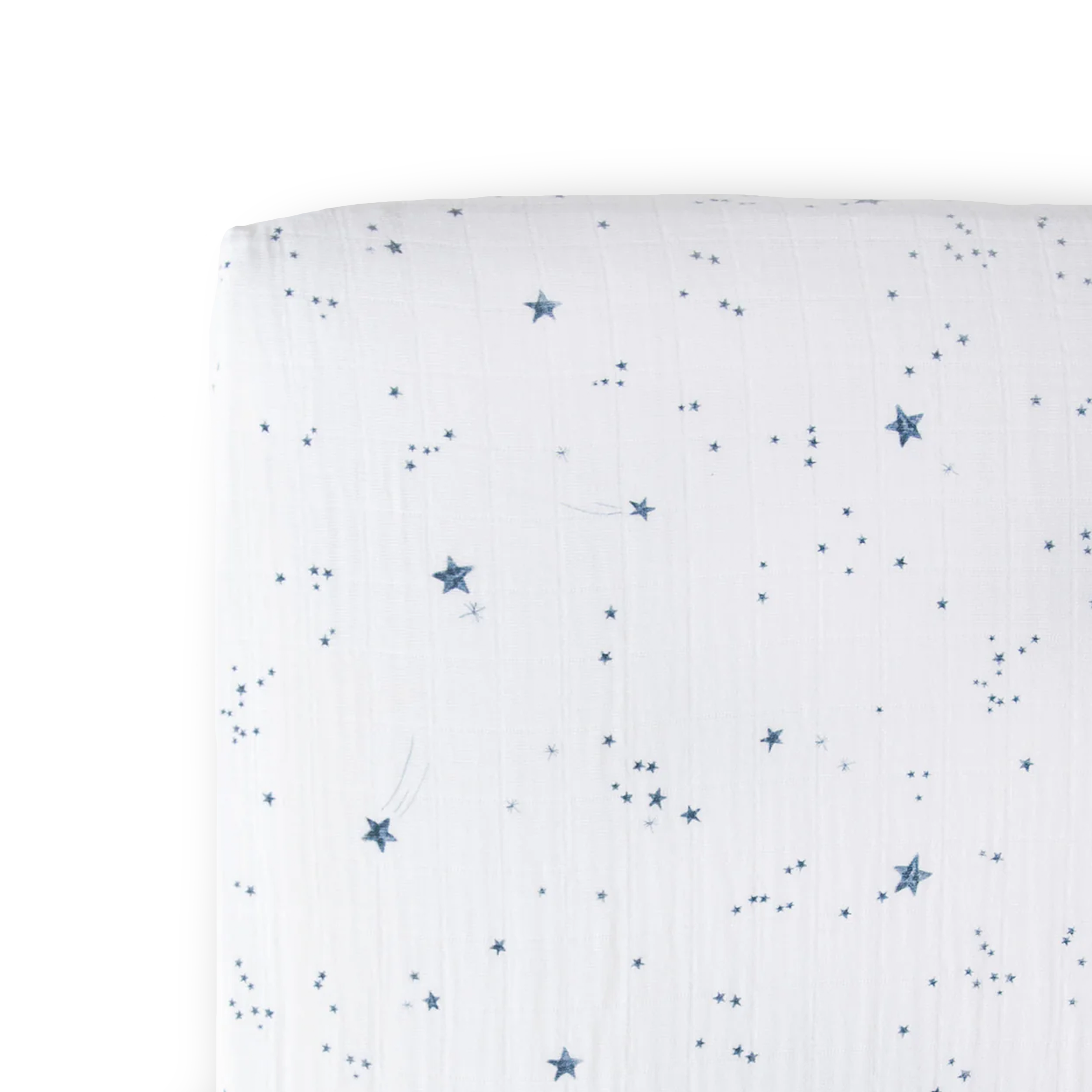 Cotton Muslin Crib Sheet Shooting Stars Little Unicorn USA