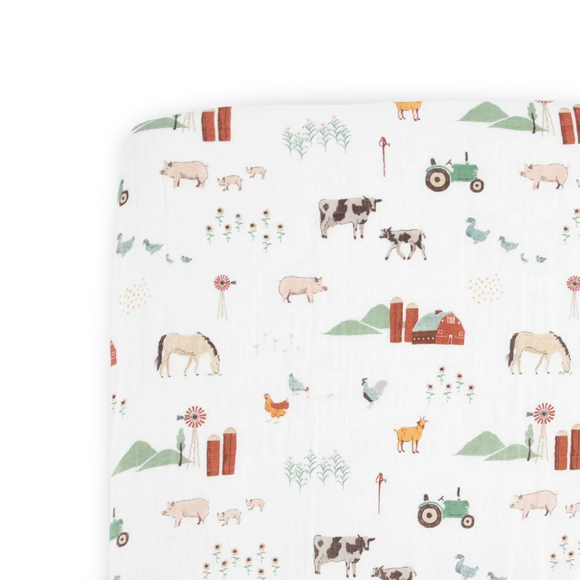 Farm animal crib discount sheet