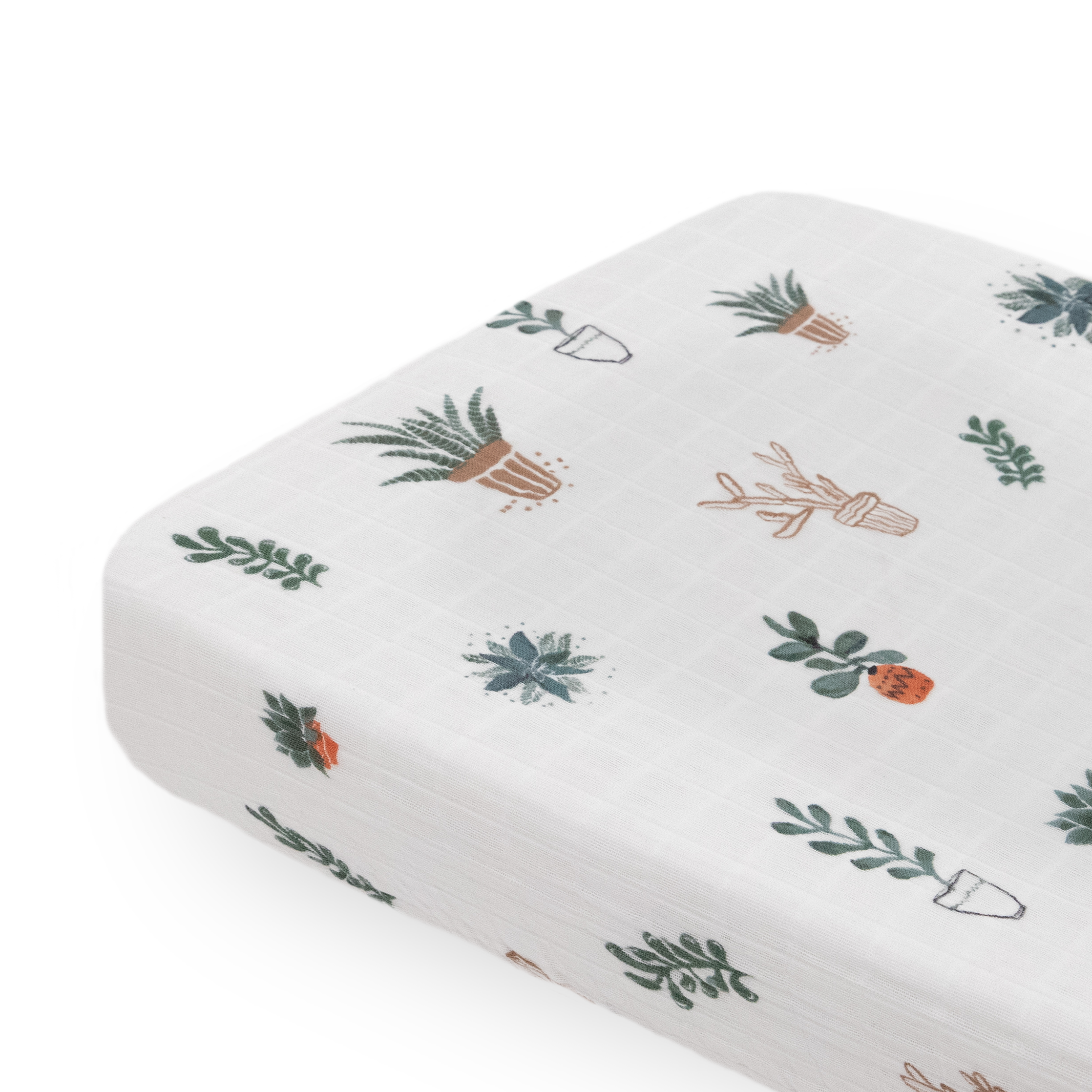 Cotton Muslin Changing Pad Cover Prickle Pots Little Unicorn USA