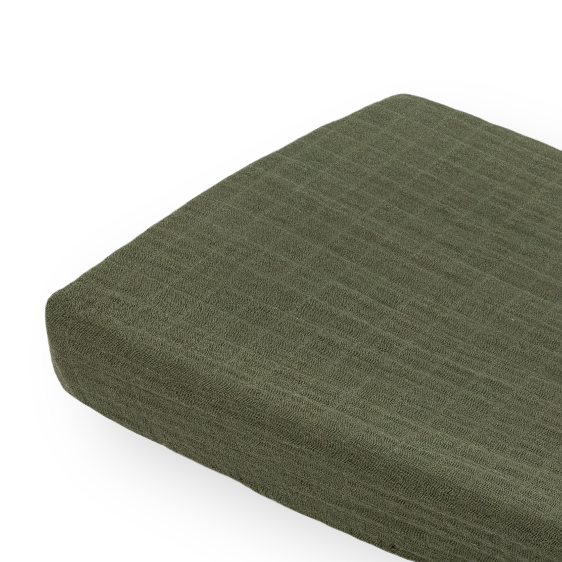 Olive green sales changing pad cover
