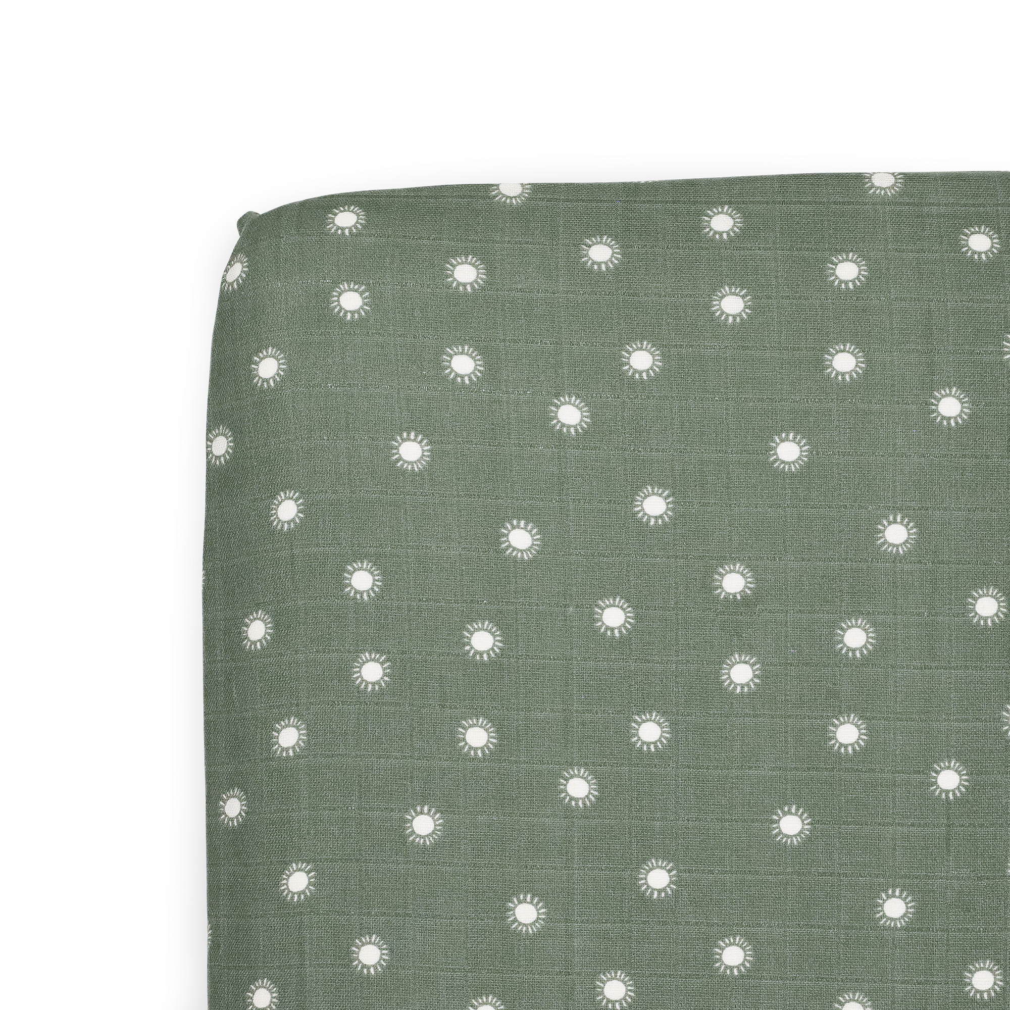 Organic Cotton Muslin Crib Sheet - Sage Suns