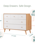 dadada Baby Austin 5-Drawer Nursery Dresser