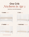dadada Baby LaLa 3-in-1 Convertible Crib