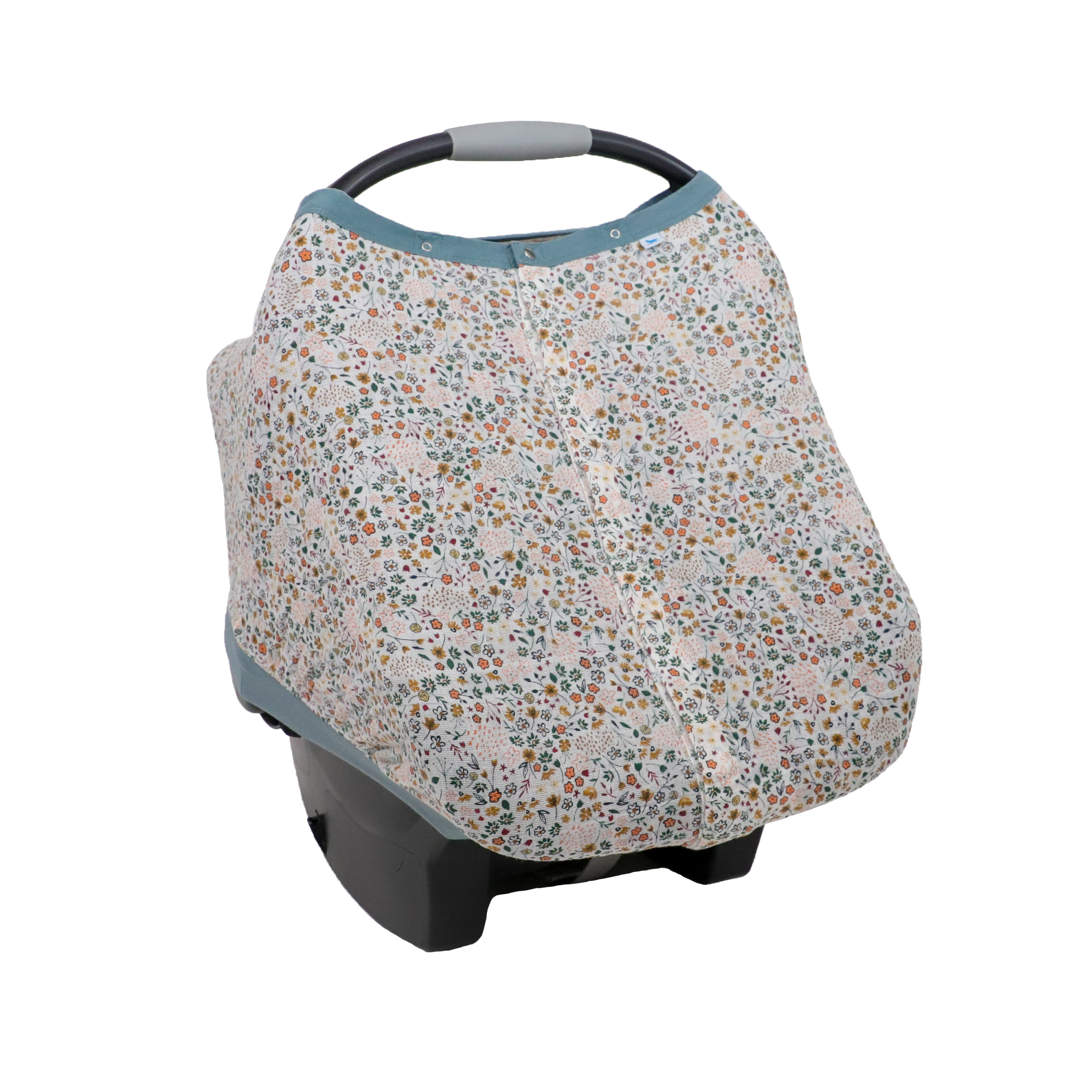 summer infant car seat liner Floral Car Seat Cover | Cotton Muslin Car Seat Canopy