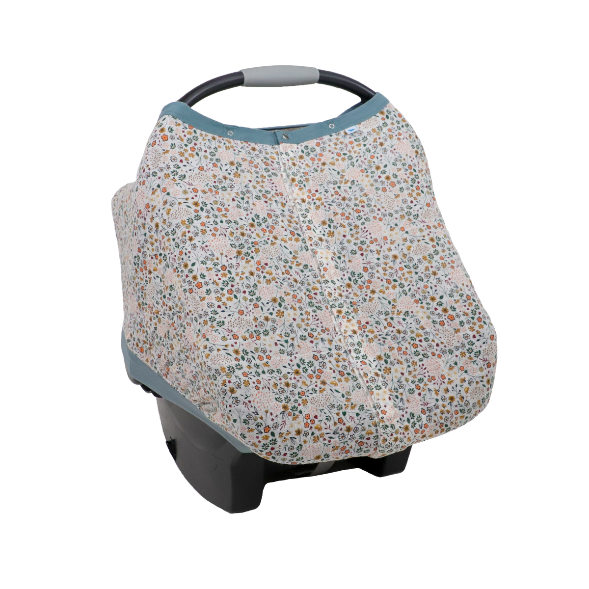 Cotton Muslin Car Seat Canopy Pressed Petals Little Unicorn USA