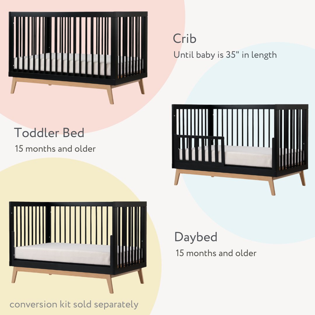dadada Baby Soho 3-in-1 Convertible Crib
