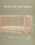 dadada Baby Soho 3-in-1 Convertible Crib