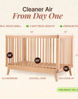 dadada Baby Soho 3-in-1 Convertible Crib