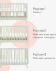 dadada Baby Soho 3-in-1 Convertible Crib