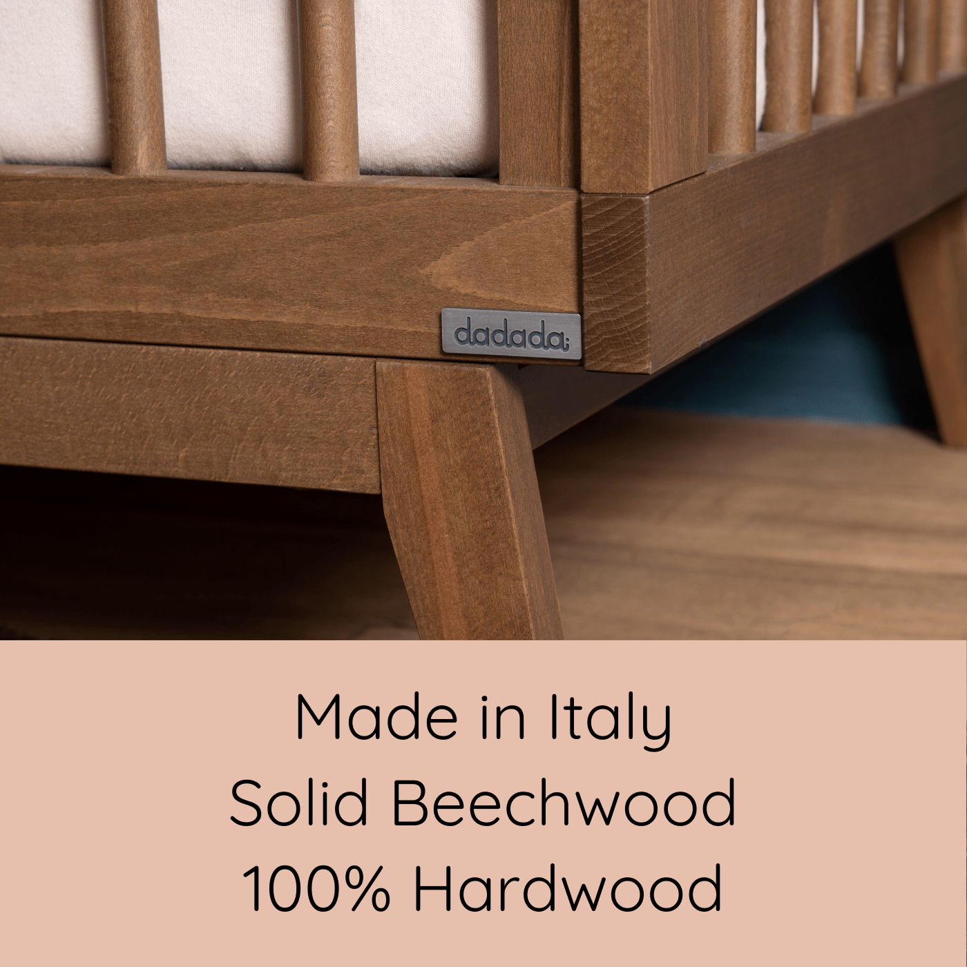 dadada Baby Soho 3-in-1 Convertible Crib