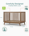 dadada Baby Soho 3-in-1 Convertible Crib