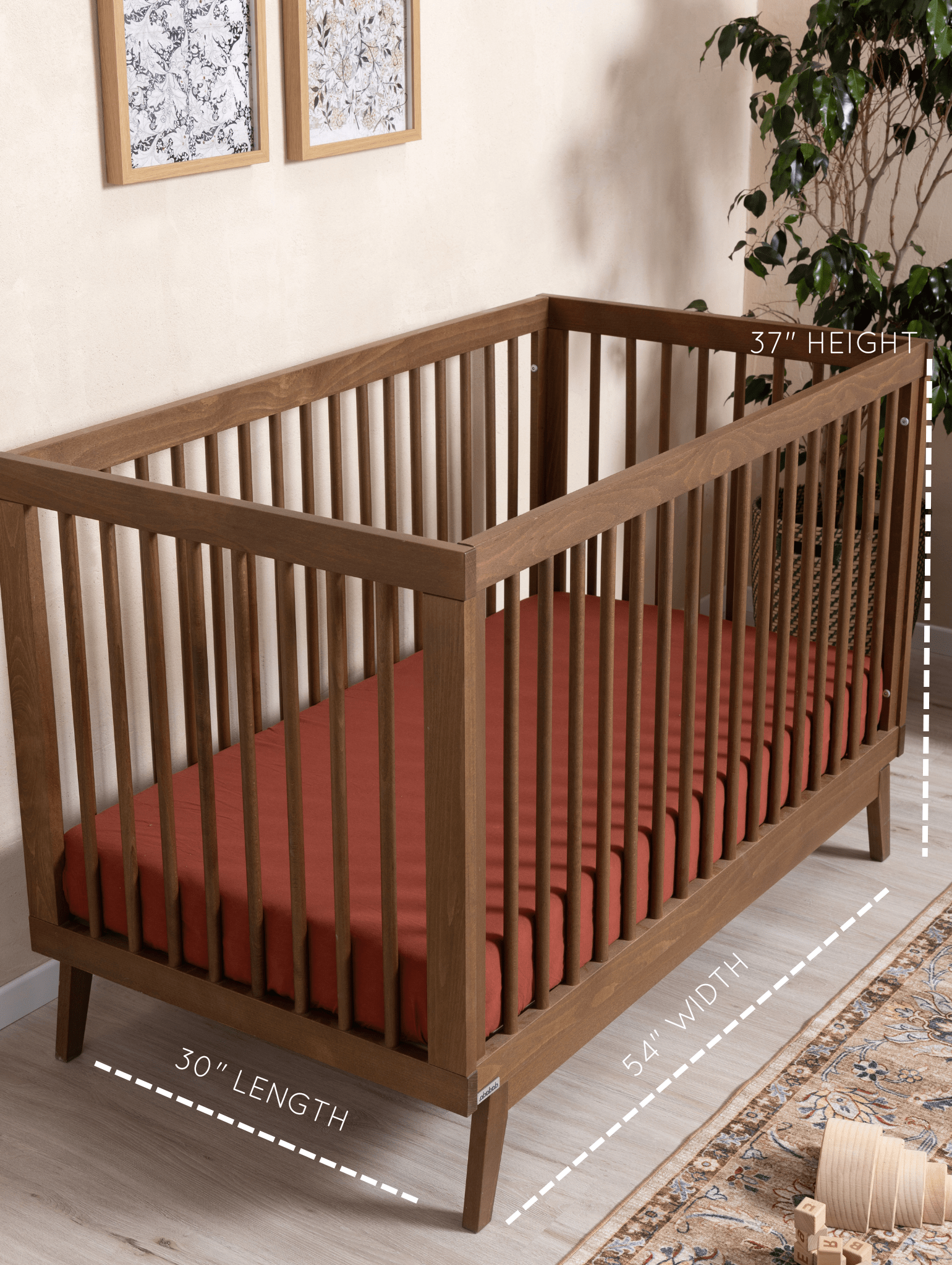dadada Baby Soho 3-in-1 Convertible Crib